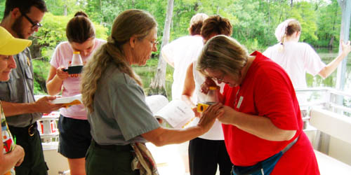 Teacher Training Aboard "The Ivory Bill" on the Neches River